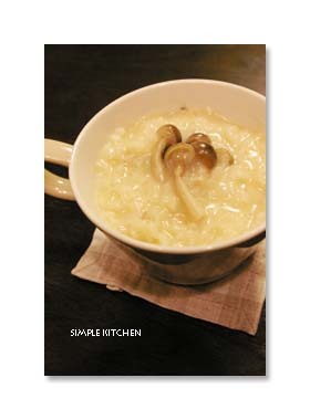 濃厚♥きのこのチーズリゾット