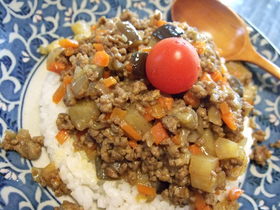 ちび達でも食べれる・うちのドライカレー♪