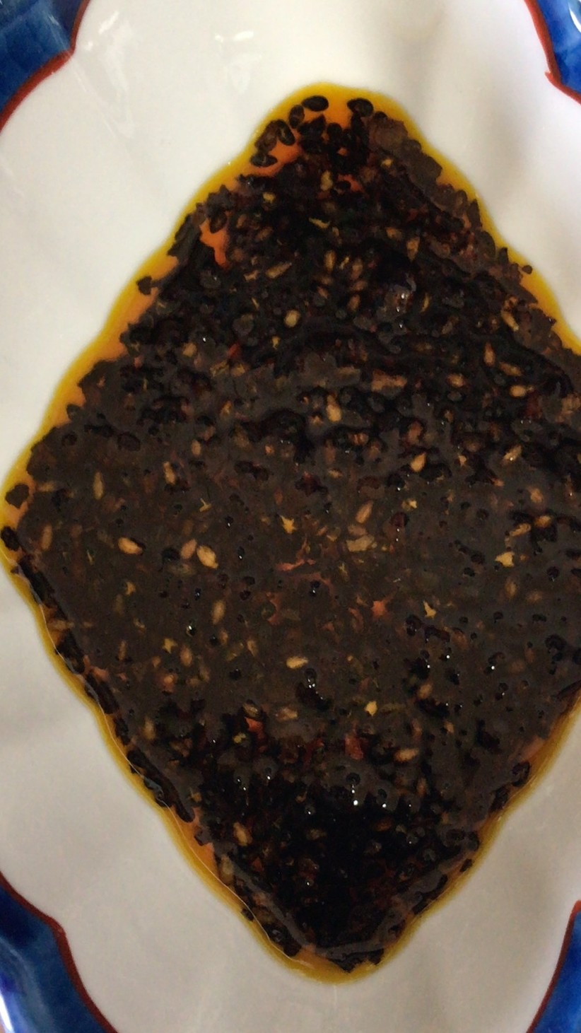 簡単な自家製の激辛胡麻ラー油の画像