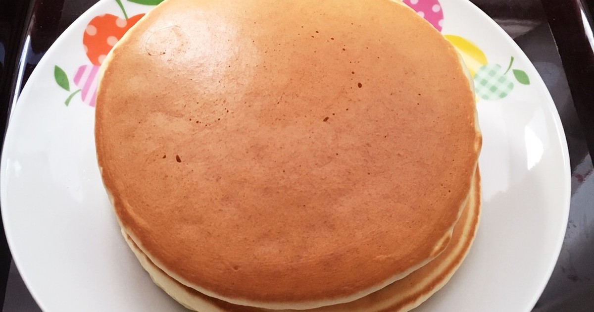 卵なし 簡単ヘルシーホットケーキ レシピ 作り方 By 朔夜 クックパッド 簡単おいしいみんなのレシピが360万品