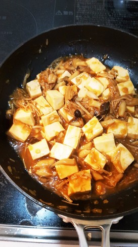 ☆ヘルシー!きのこ麻婆豆腐☆