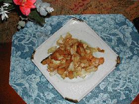 鮭の辛味噌ちゃんちゃん焼き風