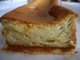 ブルーチーズのスフレケーキ