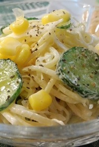 簡単☆キャベツたっぷりパスタサラダ