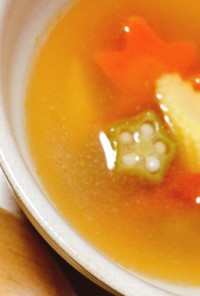 ＊夏＊涼しい＊野菜の冷製スープ＊