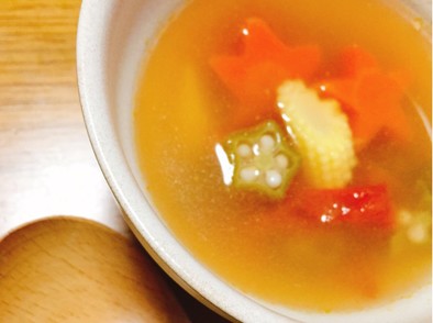 ＊夏＊涼しい＊野菜の冷製スープ＊の写真
