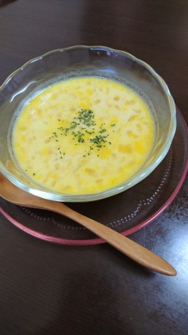 ミキサーなくても♪かぼちゃのスープ