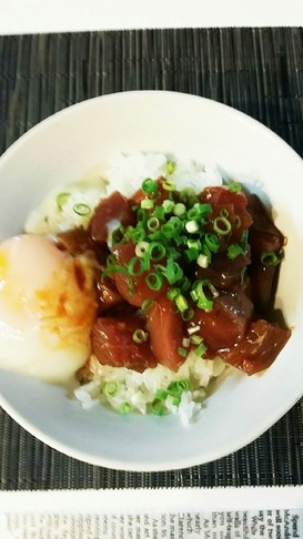 韓国風マグロ漬け丼