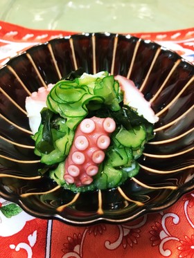 タコと胡瓜の酢の物