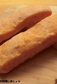ポリ袋で簡単★野菜ジューススティックパン