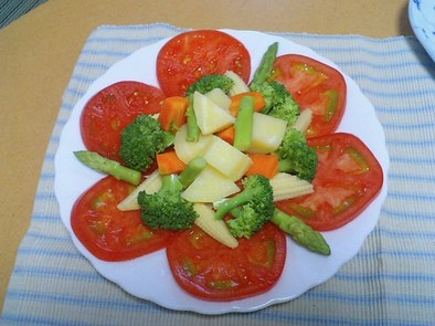 クレイジー温野菜サラダ　の写真