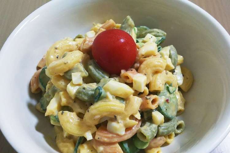 簡単 マカロニサラダ 焼き肉のたれ風 レシピ 作り方 By Seitaka クックパッド 簡単おいしいみんなのレシピが356万品