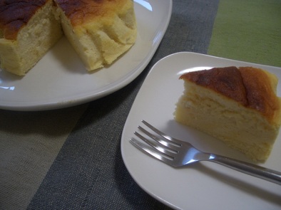 スフレチーズケーキ★はちみつレモン風味の写真