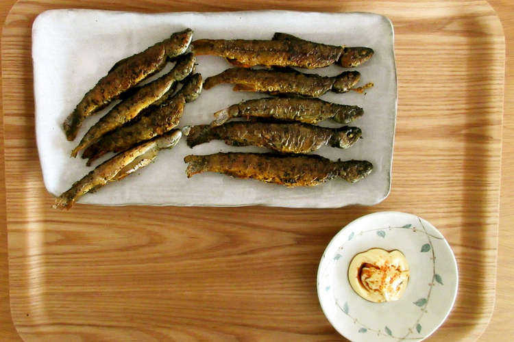 渓流魚をオリーブ油 香草で燻製風のカラ焼 レシピ 作り方 By 北海道のｊun クックパッド 簡単おいしいみんなのレシピが364万品