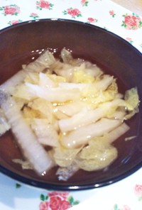 白菜と生姜のさっぱりスープ