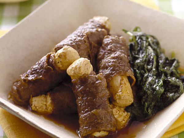 肉巻き豆腐の煮もの