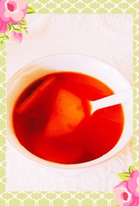 ☆熟したトマトで簡単トマトのスープ☆