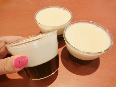 セパレートコーヒー牛乳寒天★の写真