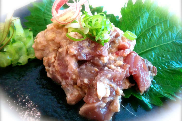タレ絶品 クセになる美味しさ鰹のなめろう レシピ 作り方 By ニュークックスタイル クックパッド 簡単おいしいみんなのレシピが353万品