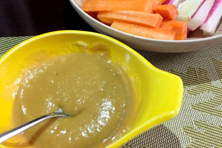 作業時間3分 和風バーニャカウダソース レシピ 作り方 By シラド食堂 クックパッド 簡単おいしいみんなのレシピが360万品