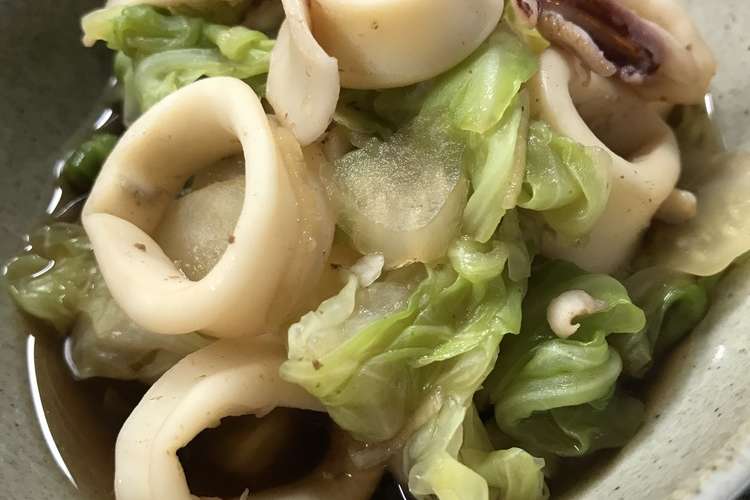 いかとキャベツの和風しょうが煮 レシピ 作り方 By みみこせんぺい クックパッド 簡単おいしいみんなのレシピが372万品