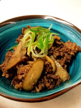 牛肉とごぼうのココナッツオイル炒め