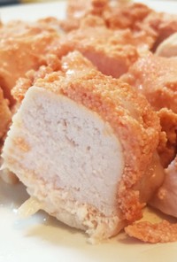 鶏胸肉の明太マヨ乗せ❁*+