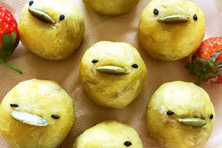 基本材料2つ ヒヨコ顔のスイートポテト レシピ 作り方 By あっつぁん クックパッド 簡単おいしいみんなのレシピが359万品
