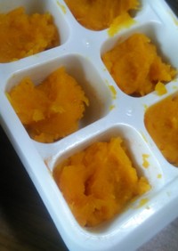 レンジで簡単離乳食初期☆かぼちゃペースト