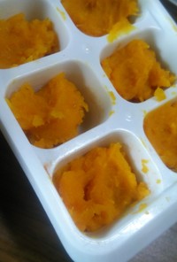 レンジで簡単離乳食初期☆かぼちゃペースト