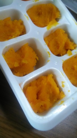 レンジで簡単離乳食初期☆かぼちゃペースト