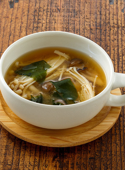 きのこの和風スープの画像