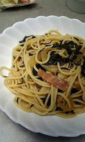 簡単☆海藻パスタ