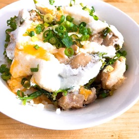 食材3つで☆ふわふわメレンゲの親子丼