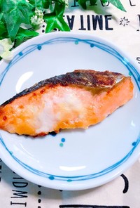 トースターde♡鮭のマヨ味噌焼き