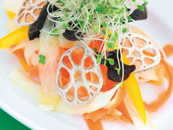 大根とにんじんのフィットチーネサラダ