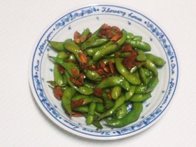 枝豆ガーリック炒め