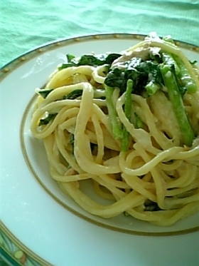 ルッコラとツナのクリームパスタ