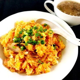 簡単♬おいしい❤キムチ炒飯