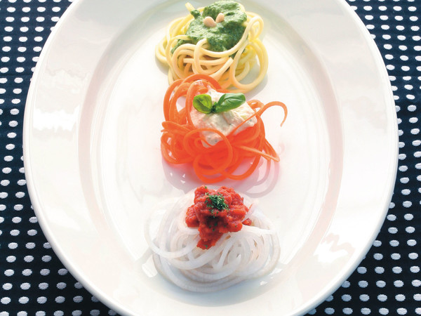 3種類のパスタソース