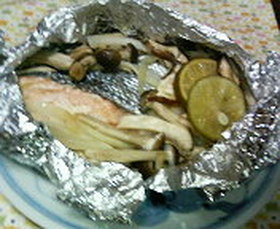 鮭のホイル焼き