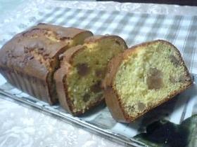クルミとマロングラッセのケーキ