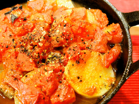 牛肉と大根のじっくりトマト煮ポトフ