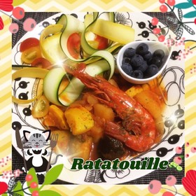 圧力鍋deごろごろ夏野菜のラタトゥイユ♪
