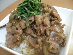 ガッツリ!簡単豚丼