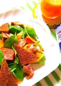 低糖質レシピ☆ラム肉のパワーサラダ