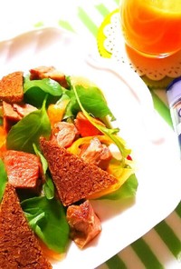 低糖質レシピ☆ラム肉のパワーサラダ