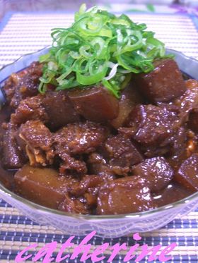 牛すじの味噌煮込み