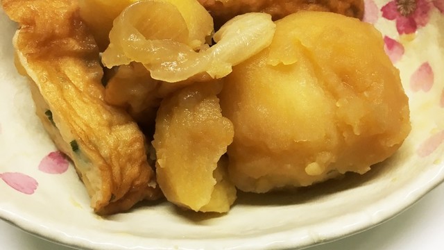 トロトロ さつま揚げとじゃがいもの煮物 レシピ 作り方 By Totsuko65 クックパッド 簡単おいしいみんなのレシピが351万品