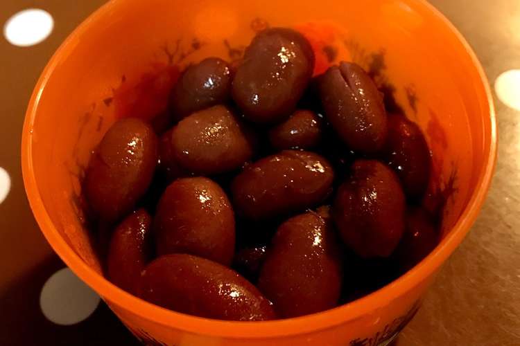 活力鍋 超簡単 金時豆の甘煮 レシピ 作り方 By ひきひきぴろろ クックパッド